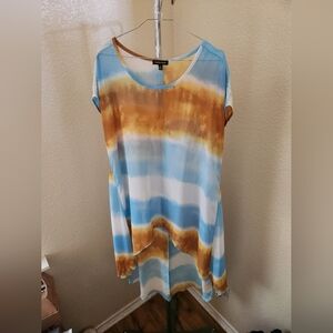 ChaCha Vente Hi/Low Beach Cover Up